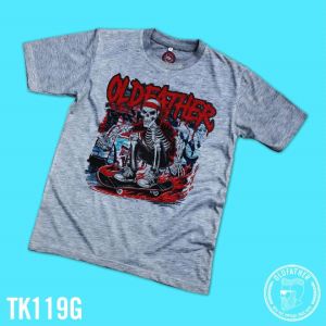 เสื้อยืดคอกลมแขนสั้น ผ้าTK พิมพ์ระบบ Sublimation นุ่ม สวมใส่ สบาย ระบายอากาศไม่ร้อน ( รหัสสินค้า TK 119 )