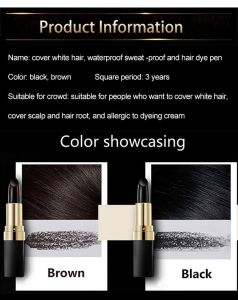 🔥HOT🔥[Waterproof and Sweatproof] Gray hair hair dyeing pen Popular hair dye Hair dye cream