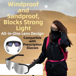 Windproof Dustproof Anti-Splatter Anti-Fog UV Protection Riding Glasses