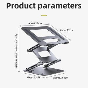 Adjustable Laptop Stand Aluminium Foldable Laptop Holder Portable Notebook Tablet Stand Cooling Support For MacBook Air Pro ipad
