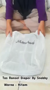 Snobby diaper Bag SMB2575 warna hitam..harga tercantum harga 1pcs