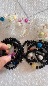 ISI 10PCS GROSIR GELANG CRYSTAL BERRY/GELANG TANGAN KRISTAL MODEL KOREA / GELANG TANGAN KOREA