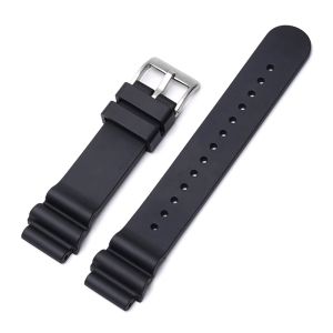 FKM Fluoro Rubber Strap 20mm 22mm Men Diving Sport Wrist Bracelet Accessories for Seiko Turtle Prospex Water Ghost Watch Band
