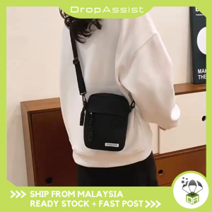 DROPASSIST 2166 Fashion Canvas Sling Bag Lightweight Small Crossbody Bag Beg Silang Tangan Wanita