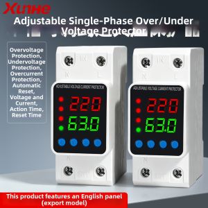 XunHe | Digital Intelligent Over Under Voltage Protector Auto Recovery 40A