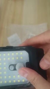 Clip on Solar Lights Outdoor Waterproof LEDs Motion Sensor Lights 3 Modes 3 Mounting Ways Solar Security Lighting for Fence