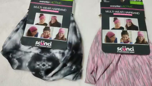 Scunci Everyday & Active Wide Multi-Wear Headwrap 1pc Versatile Headband for Sports & Daily Styling