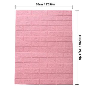 Giấy Dán Tường PVC Chống Thấm Nước Tự Dính 3D Dán Và Dán Giả Gạch Hoa Văn Dán Tường 70cmx2m Để Trang Trí Nhà Bếp Phòng Ngủ