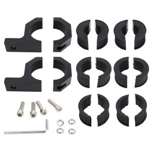 LED Light Bar Mounting Bracket Kit for 1"/1.5"/1.75"/2" Universal Aluminum ATV UTV Off-Road Motorcycle Truck Whip Light Mount