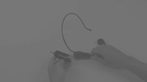 TaffSTUDIO Wireless Microphone UHF Call Center dengan Transmitter - HX-W002