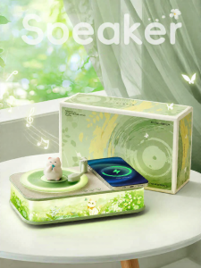 Onefire | Bluetooth Speaker Aromatherapy Night Light Wireless Charger