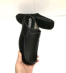 [FreeshipMAX] Dép bít mũi nam da mềm mẫu mới size từ 38-43..đế khâu sẵn rất chắc chắn