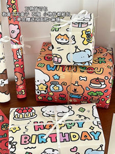 Large Size Gift Wrapping Paper for Childrens Birthday And Graduation Suitable for Boyfriend Girlfriend Premium Feeling Paper
