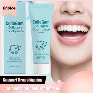 Collagum Toothpaste Hydroxyapatite Deep Cleansing Removal Yellow Stains Reducing Bad Breath Oral Freshing Teeth Mint Toothpastes