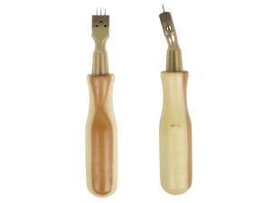IRIN | PO-28 Piano Voicing Tool Needle Head Wooden Non-slip Handle Wrench Piano Maintenance Tuning Tool for Professional Piano Repair