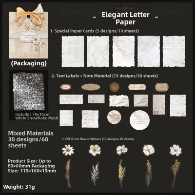 Vintage Style Versatile Scrapbooking Kit
