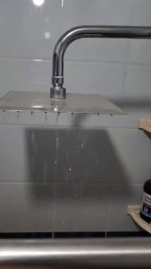 Portable Water Pressure Booster Pump DC 24V Automatic Booster Pump Max 65 ft /20 m Flow 38 L/min Spray Shower Pump Domestic Water Pressure Booster Pump With Flow White100 W 3.8A