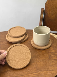 INS Cork Cup Mat Tea Mat Heat Insulation Coaster Oven Mitts & Sound Insulation Pad