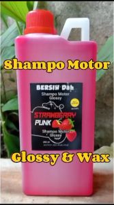 Shampoo Motor GLOSSY & WAX Fresh Blue 1 Liter: Aksesoris Motor Terbaik
