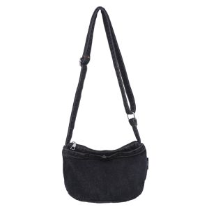 Retro Style Denim Canvas Small Crossbody Bag Womens Shoulder Bag Slant Bag Fashionable Phone Case for Young People Daily Use