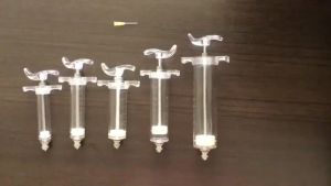 20ml Pet Bird Feeding Syringe Stainless Steel Animals Injector Farm Breeding Syringe