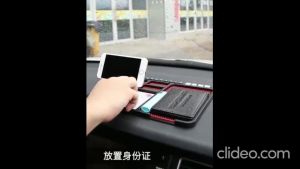 More function Car Dashboard Anti Slip Mat Sticky Pad GPS Phone Holder Stand Parking Phone Number Plate Auto Accessories
