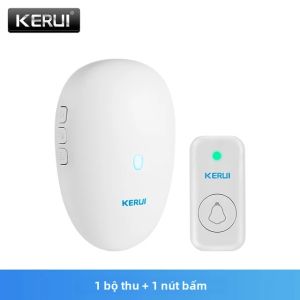 KERUI | Bộ Chuông Cửa Thông Minh Không Dây KERUI M521 Bộ Dụng Cụ An Ninh Ngoài Trời Với 57 Tùy Chọn Âm Thanh Đèn LED Nút Bấm Chống Nước Dành Cho An Ninh Gia Đình