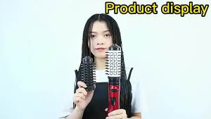 Adjustable Temperature Electric Hair Curl Volumizing Brush 360 Degree Rotating Multifunctional Hair Dryer Beauty Personal Care