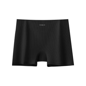 PIER N°5 | Antibacterial Cotton Crotch Briefs Womens 10A Plain Angle Underwear Threaded Cotton Four Corner Safety Pants Two-In-One
