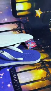 SANDAL JEPIT PRIA WANITA RUBBER POLOS PUTIH NAVY TRENDY M024