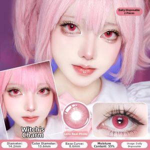 Colorful Anime Contact Lenses 2 Pieces Daily Disposable