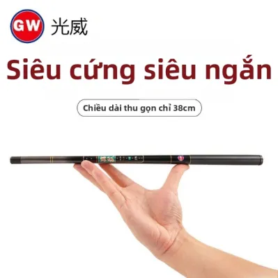 GW | Cần Câu Cá Mini Dòng Sông Đoạn Ngắn Bền Đỡ Gấp Di Động