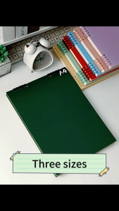 Flip-Up Loose Leaf Notebook Writing Notepad Detachable Spiral Refillable Notebook Thicken 60 sheets