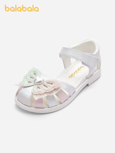 balabala Girls Sandals Princess Style Summer 2025 Sweet Anti-Slip Casual