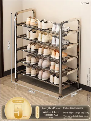 ZHUANJIAO | Space-saving Multi-level Compact Shoe Rack