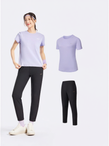 Erke | Quick-drying Sportswear for Women Ice Silk Running Yoga Set