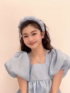 Bando Shell Busa Tebal Jumbo Fluffy Korea Fashion Head Band Aksesoris Rambut Wanita