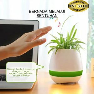 Pot Bunga Bluetooth & Speaker Musik: Smart Music Flower Pot