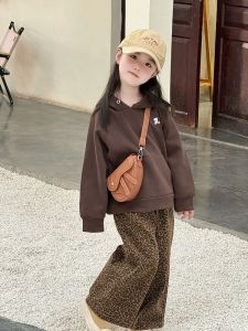 Kids Bag 2024 New Arrival Fall and Winter Fashion Girls Baby Saddle Bag Princess Outing Accessories Shoulder Messenger Bag