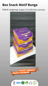 (Isi 20 Pcs) Dus Snack Motif 12x12 12x14 12x16 Dus Kue Roti Cemilan Makanan Dus Snack Motif (ISI 20 PCS)