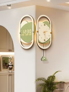 CTYLIGHTZ | Creative Corner Wall Clock Double-Faced