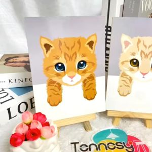 TENNESY HIASAN DINDING WALL DECOR KUCING 15x20CM CAT BINATANG LUCU PAJANGAN KAYU POSTER DEKORASI DINDING KAMAR TIDUR RUMAH
