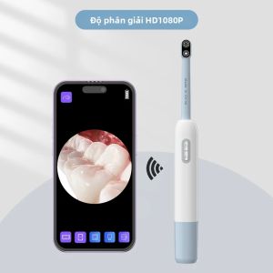 Camera Nội Soi Miệng WIFI Cầm Tay Thiết Bị Kiểm Tra Nha Khoa Có Đèn LED Tương Thích Với iPhone Và Android Không Dây Kỹ Thuật Số
