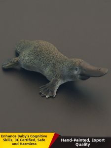 MENGSILE | Solid Educational Animal Model Toy Duck-Billed Platypus Freshwater Otter