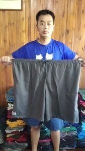 กางเกงขาสั้น คนอ้วน กางเกงคนอวบ กางเกงไซส์ใหญ่ กางเกงแบง ไซส์ M L XL 2XL เนื้อผ้าดี ไม่ใช่ผ้าร่ม",