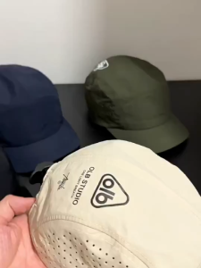 Trucker Cap For Men Quick Dry Mesh with Embroidery Letters Short Brim for Outdoor Camping Running