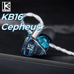 KBEAR Cepheus KB16 In EarแบบมีสายDual Magnetic Circuit Dual DDเบสที่มีประสิทธิภาพ 16 ไดรเวอร์Hybrid HiFiหูฟังสตูดิโอระดับเหมาะสําหรับ