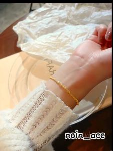 Noin Gelang Tambang Titanium New Model Korean Style Bracelet Anti Karat GLT163