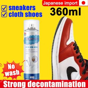 Imported From Japan White Shoe Cleaner 360ml Shoe Wipes Cleaner No Need to Wash With Water Shoe Whitening Cleaner Shoe Foam Cleaner Quick Cleaning Remover For Shoes Yellow Stain No Harm To Shoes