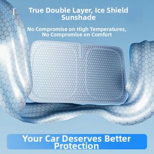 HELLOLEIBOO | Car Sunshade For Nissan Cars Shade & Heat Isolation Screen